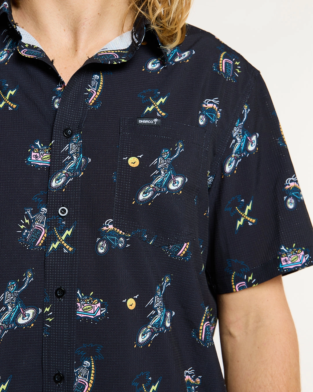 All-Season Wear Breathable Lining Mens Tech Party Shirt | Rippin & Sippin