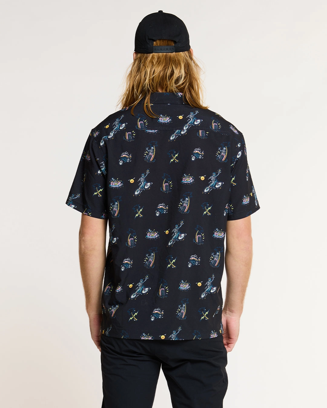 Mens Tech Party Shirt | Rippin & Sippin Split hem Moisture Wicking Layer