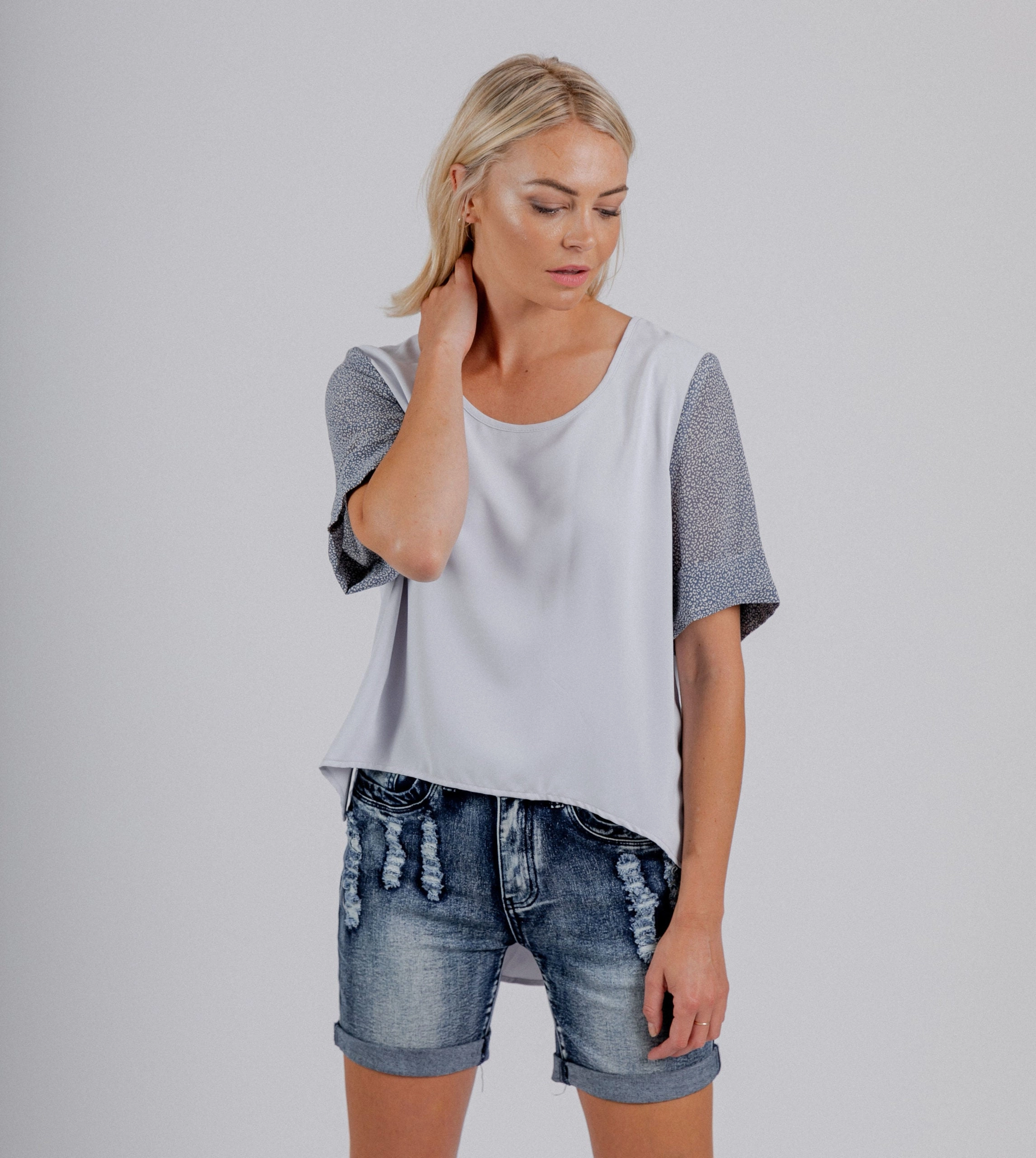 Quick Slip Athletic Look Mi Moso Boyfriend Short Blue