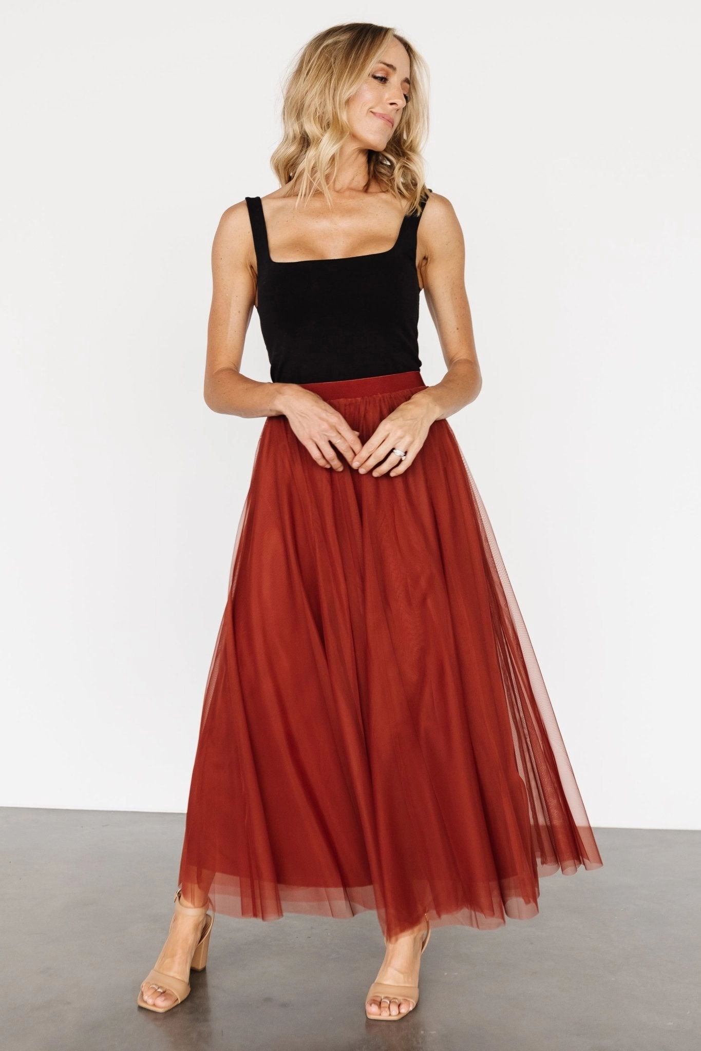 Mila Tulle Skirt | Cinnamon Minimalist fashion