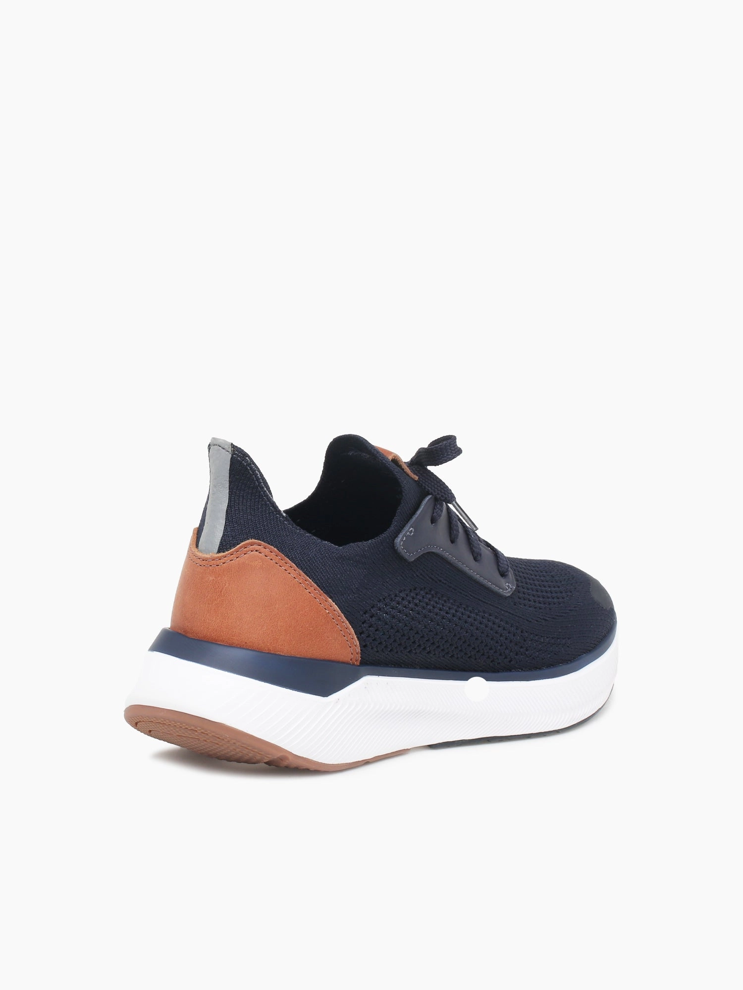 Miles Knit Laceup Navy Knit Outdoor Explorer neutral support