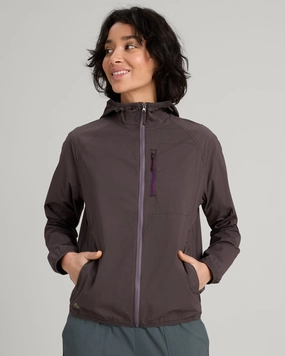 Women's EVRY-Where Stretch Windbreaker - Dark Quartz Functional Layer Piece