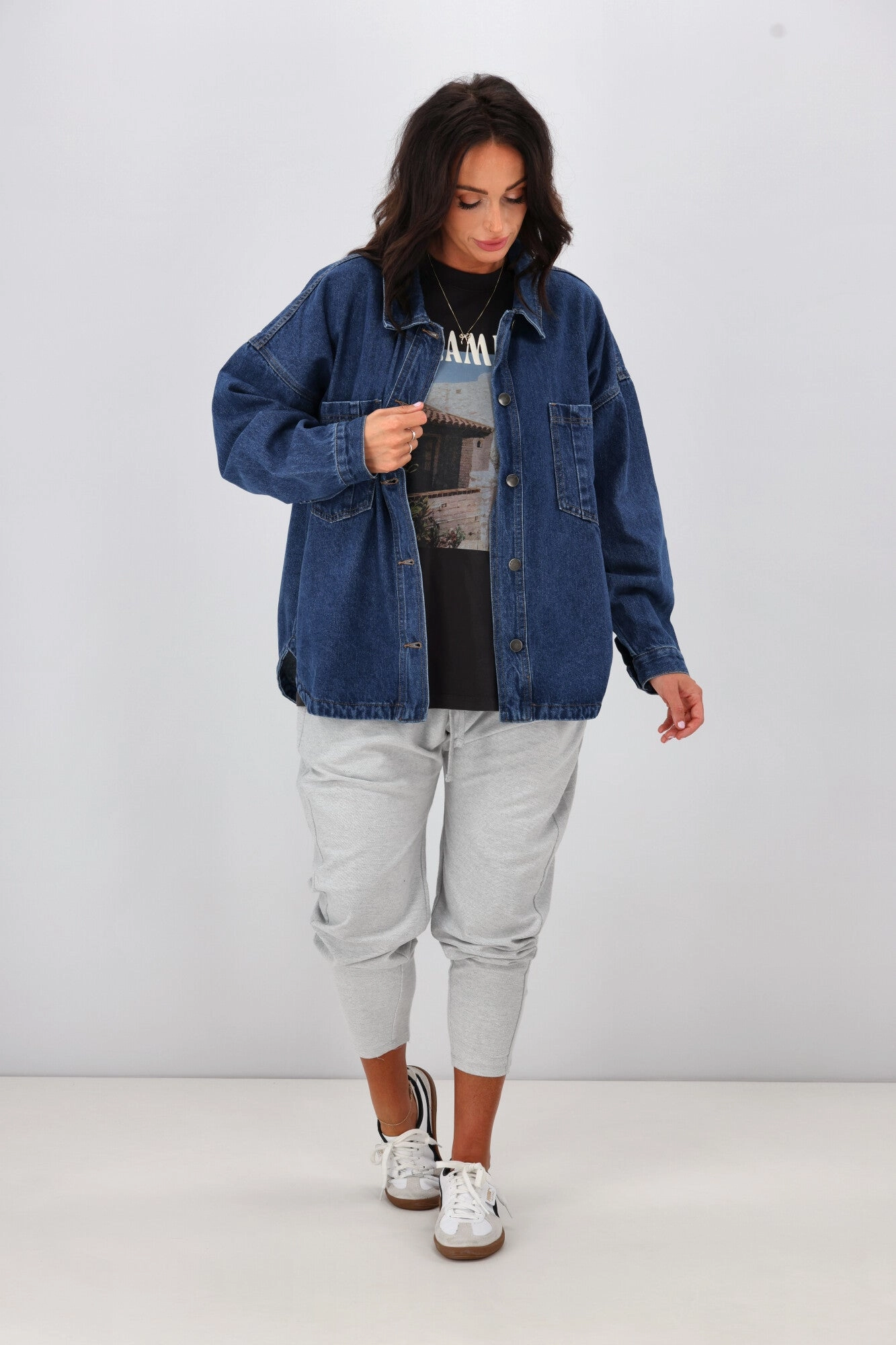 Silent Theory Flow Pant Grey Marle Breathable Fabric Maternity Wear Flat Seams