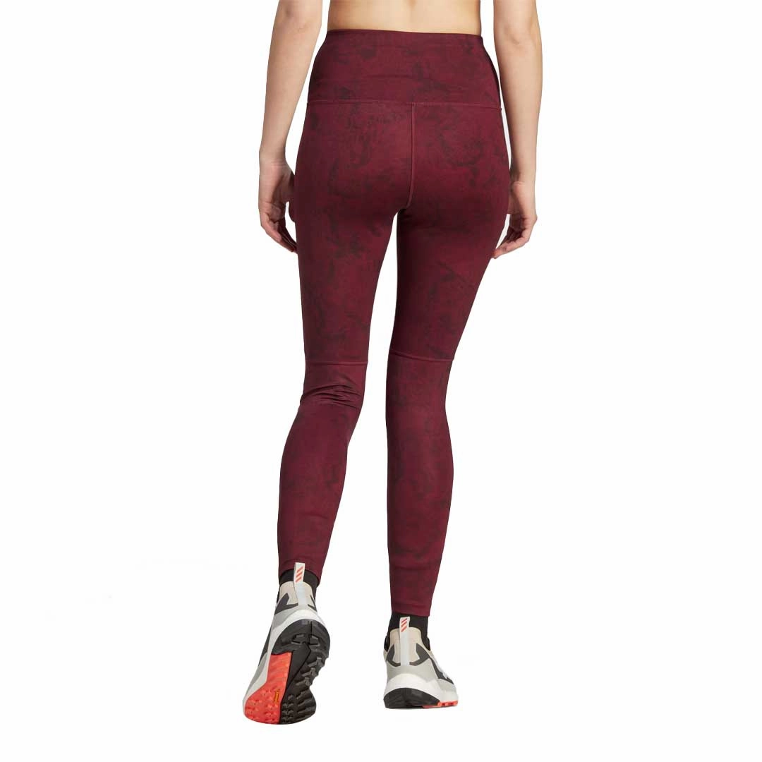 adidas - Women's Terrex Multi All Over Print Leggings (HZ6307) Perfect Fit Wear Soft Wear