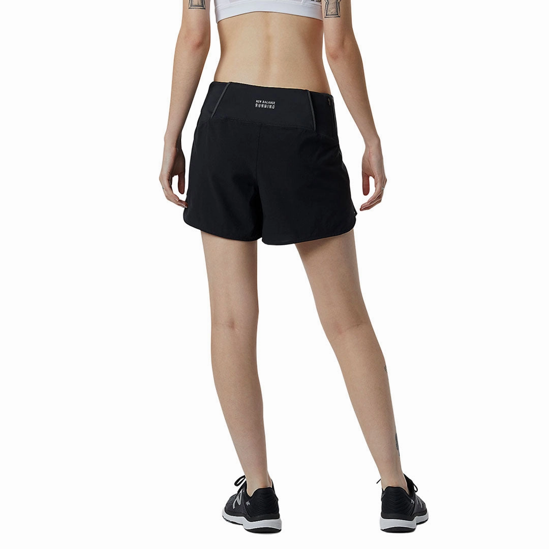 Everyday Flex New Balance - Women's Impact Run 5 Inch Shorts (WS21268 BK)