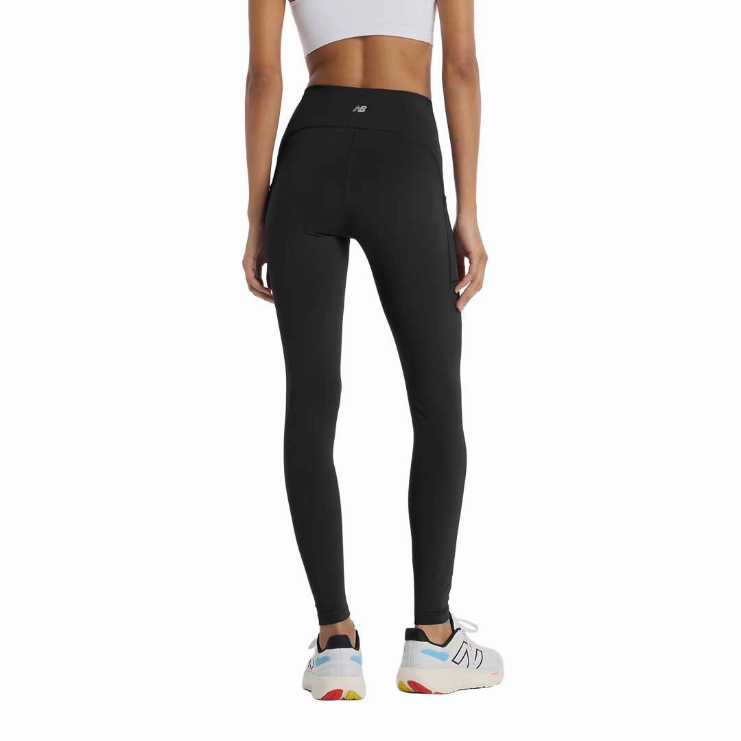Comfy Feel No Tag New Balance - Women's Sleek Pocket High Rise Leggings (WP41275 BK)