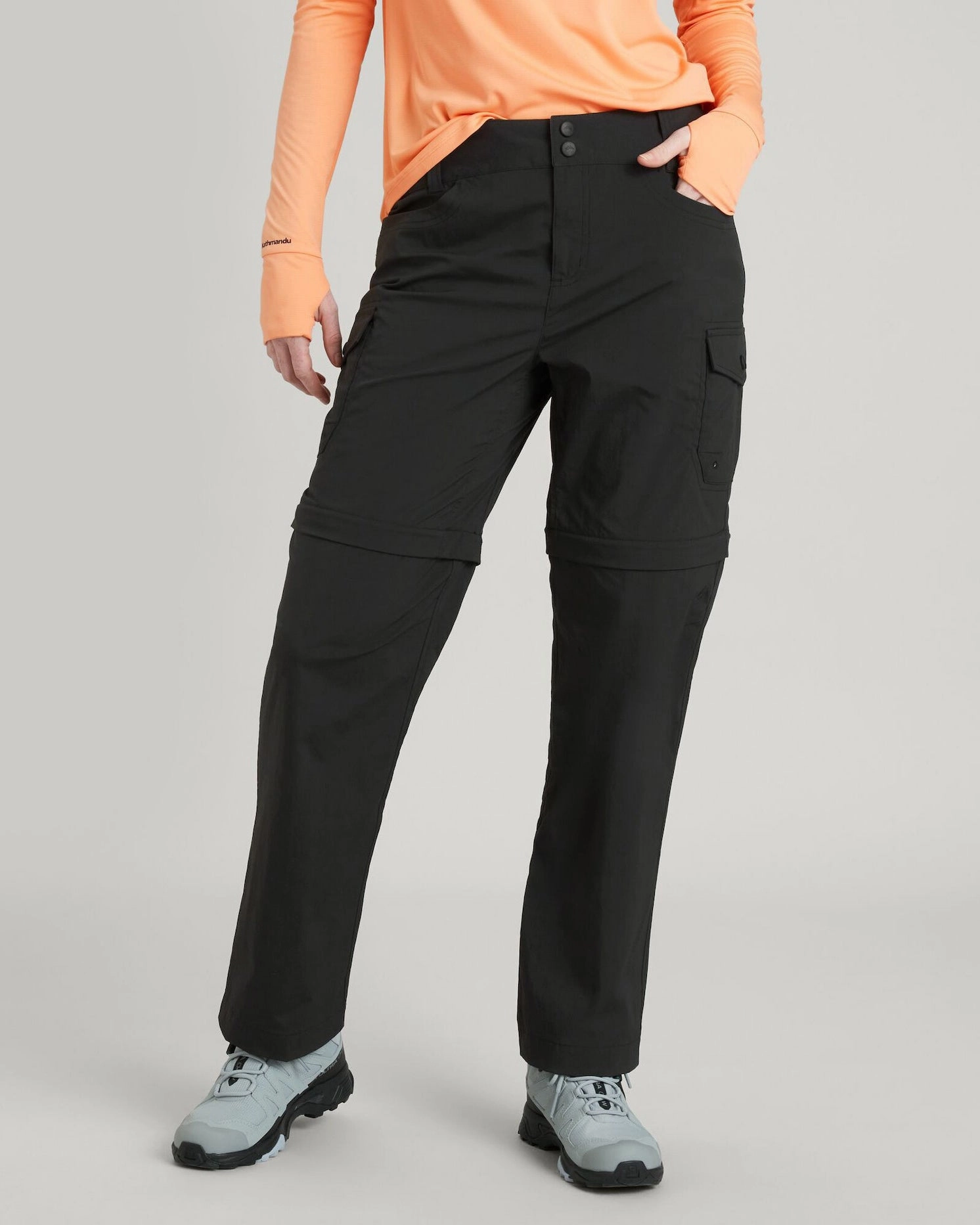 Camping Gear For Adults Clark Women's Convertible Pants v3 - Black Stingray