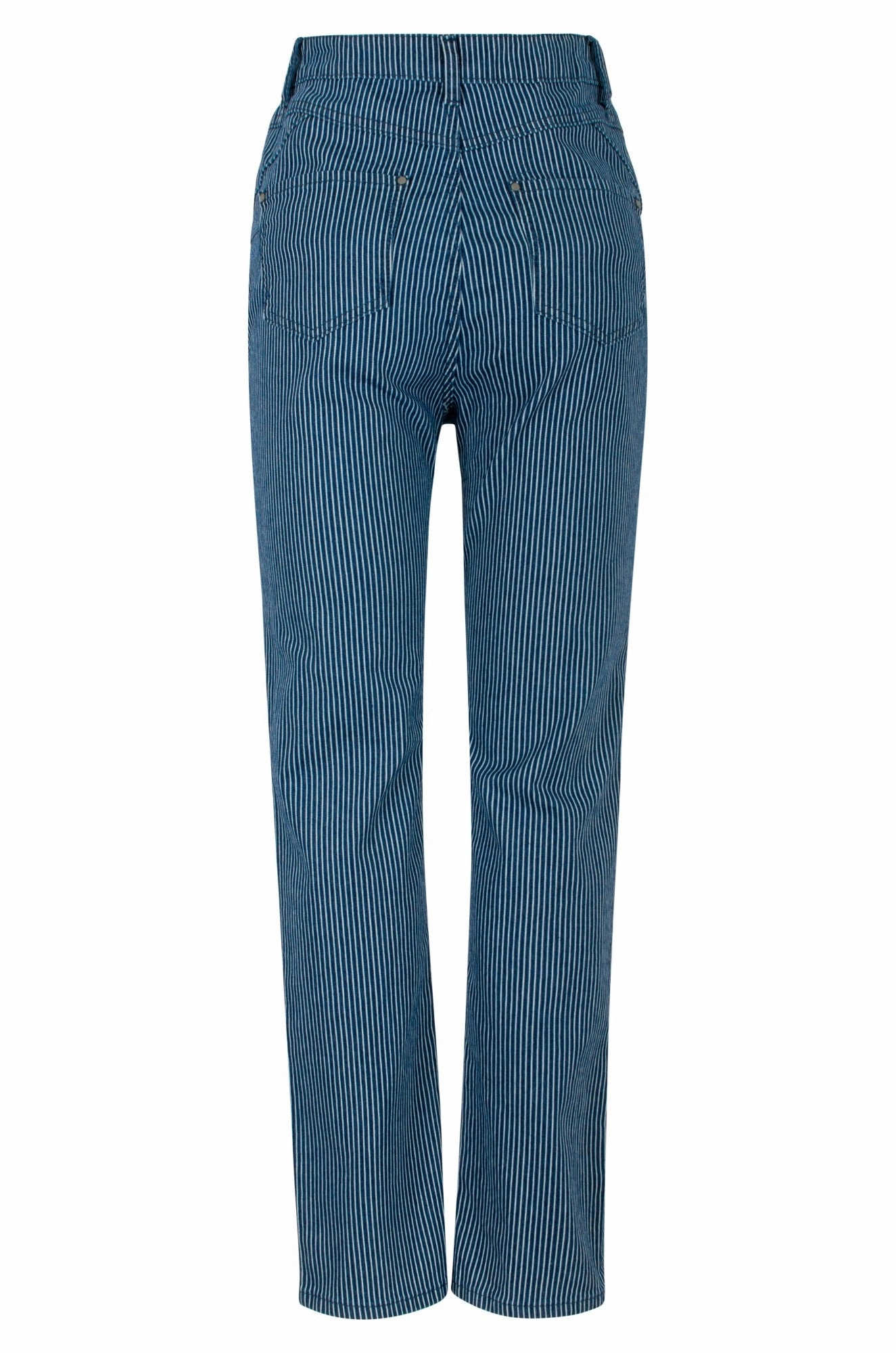 Street Essential Stripe Denim Regular Jeans | Indigo Sky Stripe | 6892B1