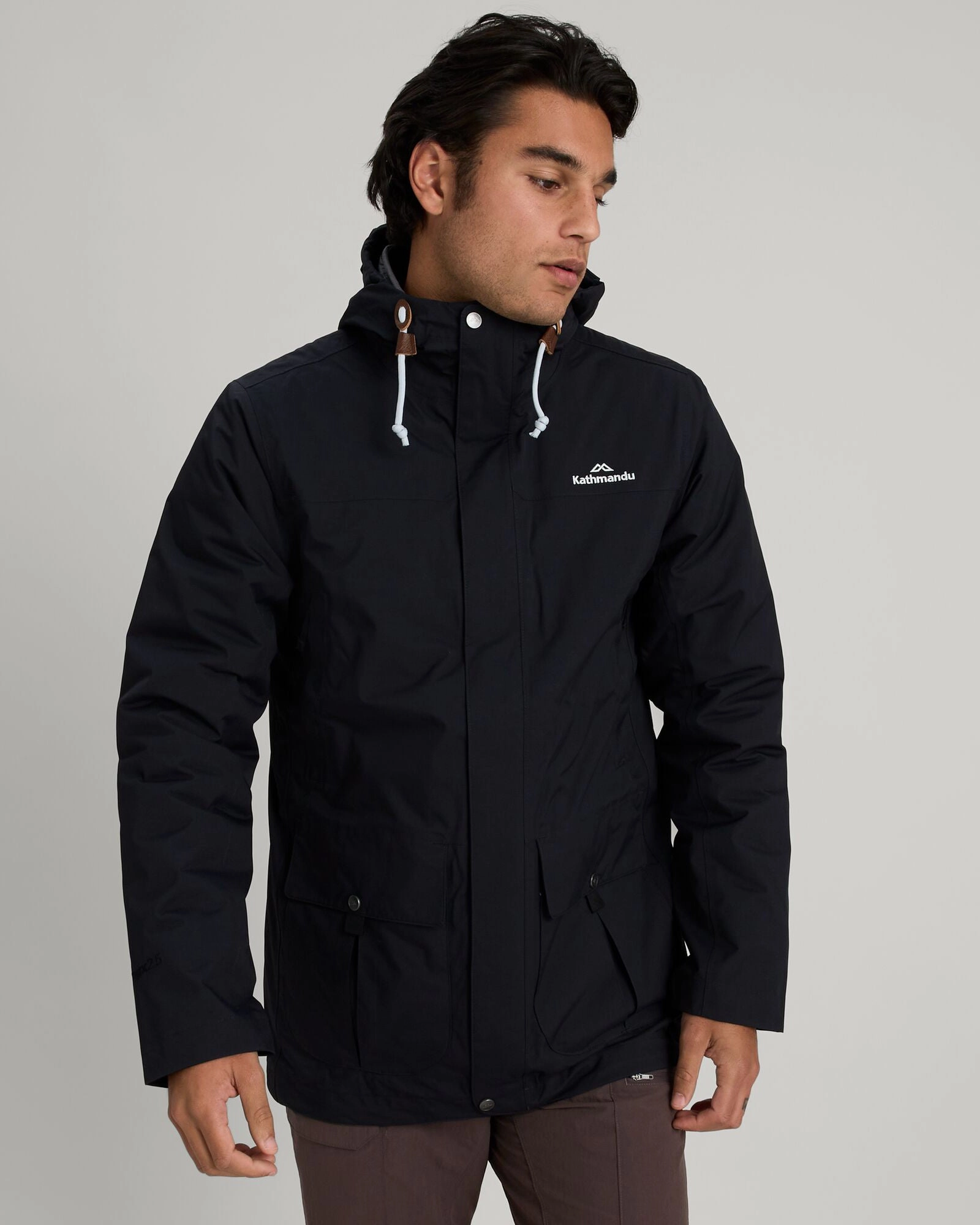 Men's Benmore 5-in-1 Jacket - Black Compressed Packing Design