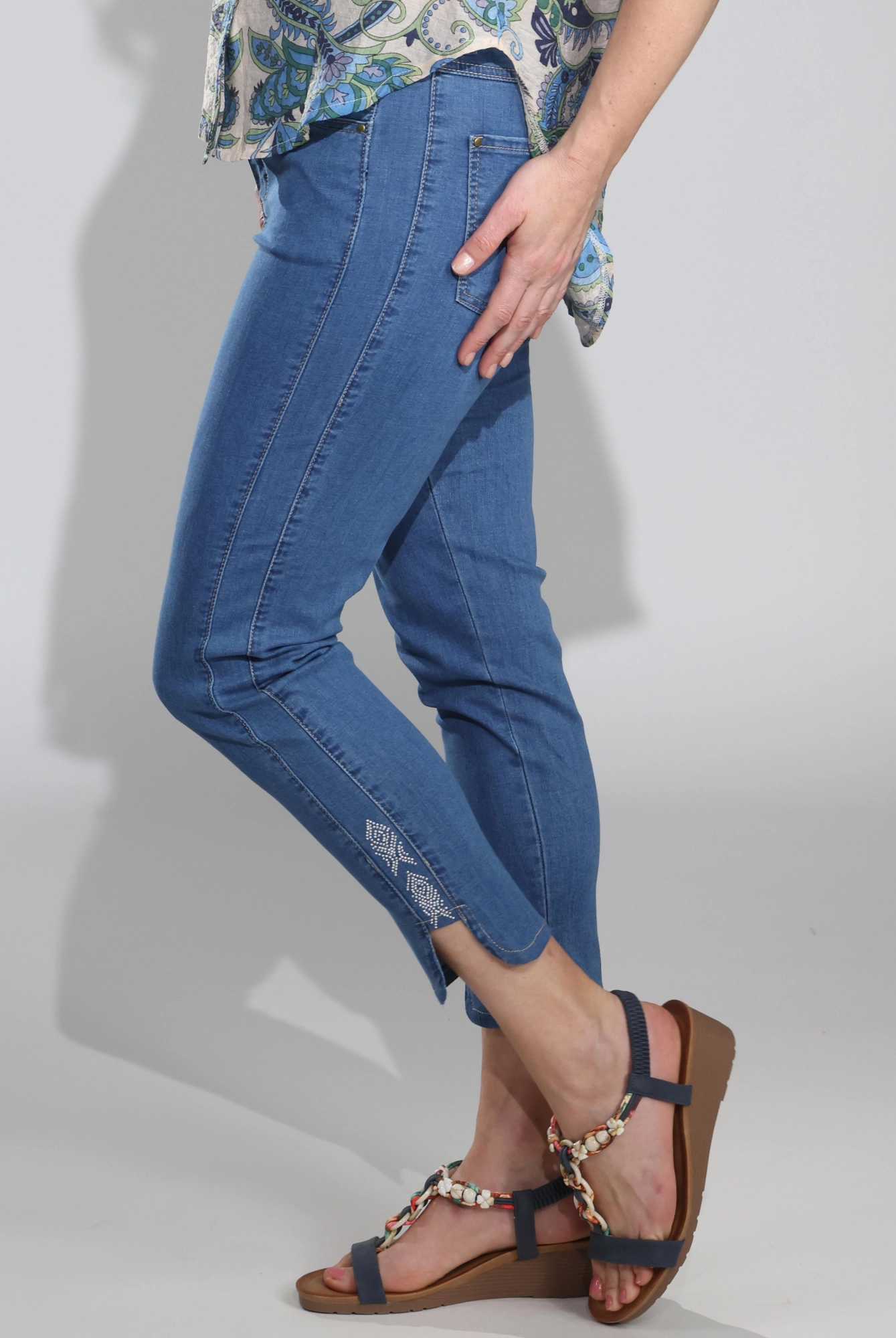 Capri Jeans | DARK INDIGO | 6983C1 Simple Comfort