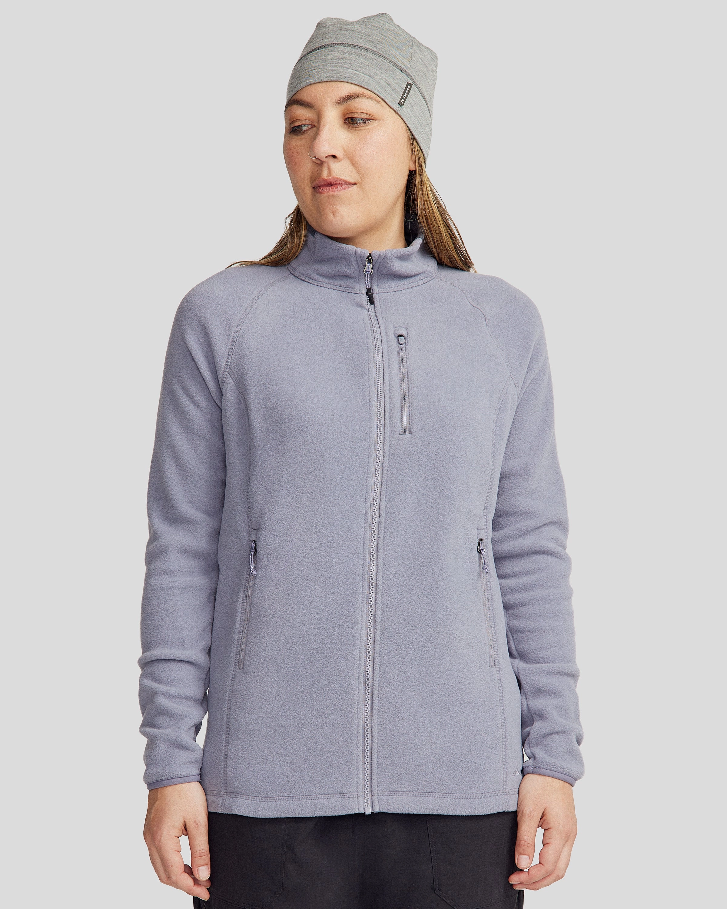 Modular Attachment Points Anti Static Weave Women's Ridge 100 Primaloft Fleece Jacket - Dark Haze