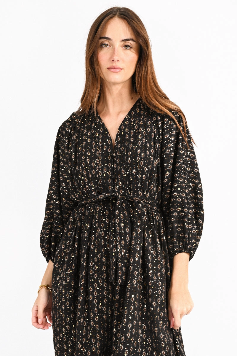 Molly Bracken Woven Dress Black Jude Cool Season NonChafeSeams