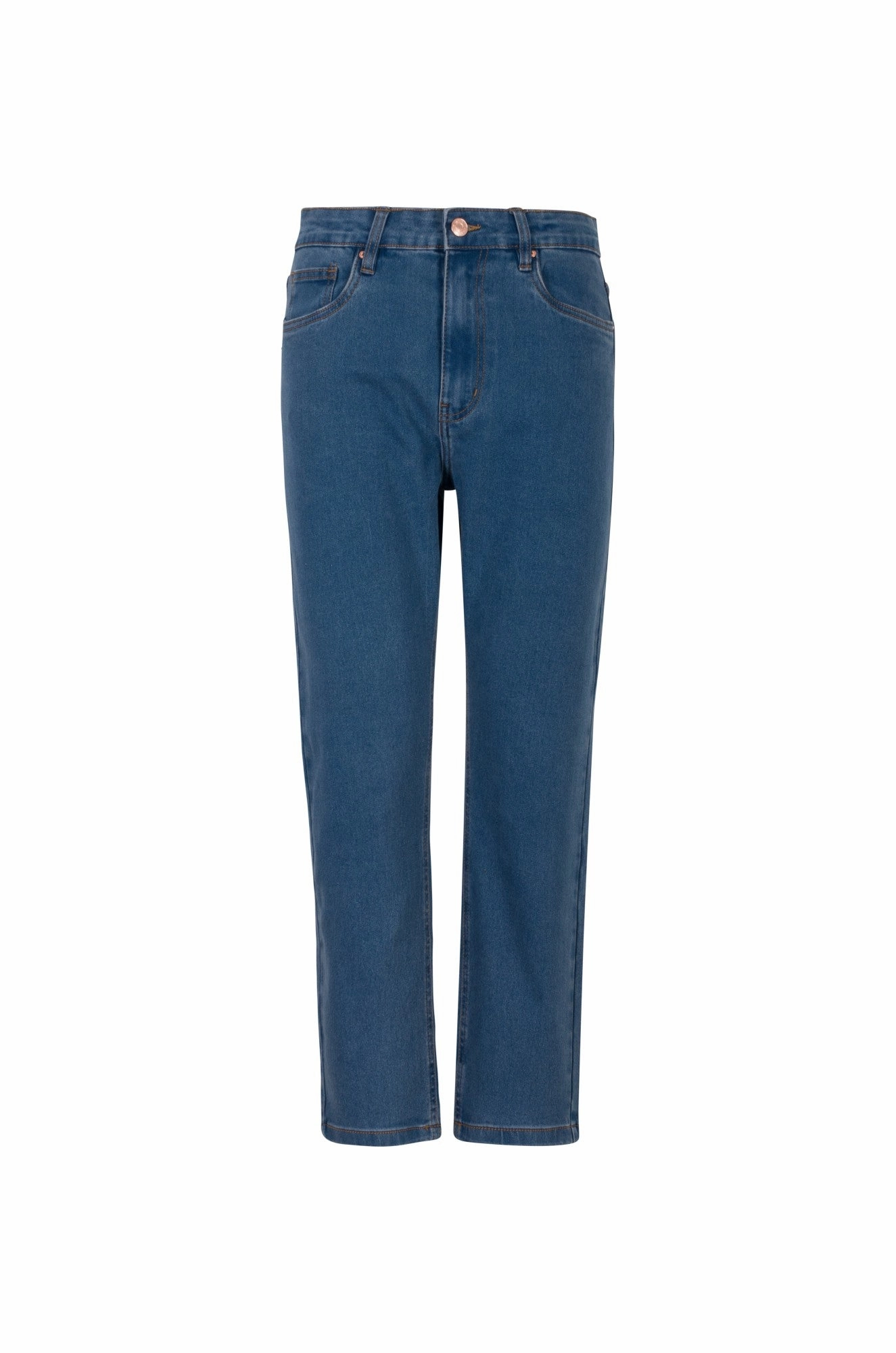 Mom fit Wonder Denim Short Jeans | MID INDIGO | 6623B1 Reliable Layer