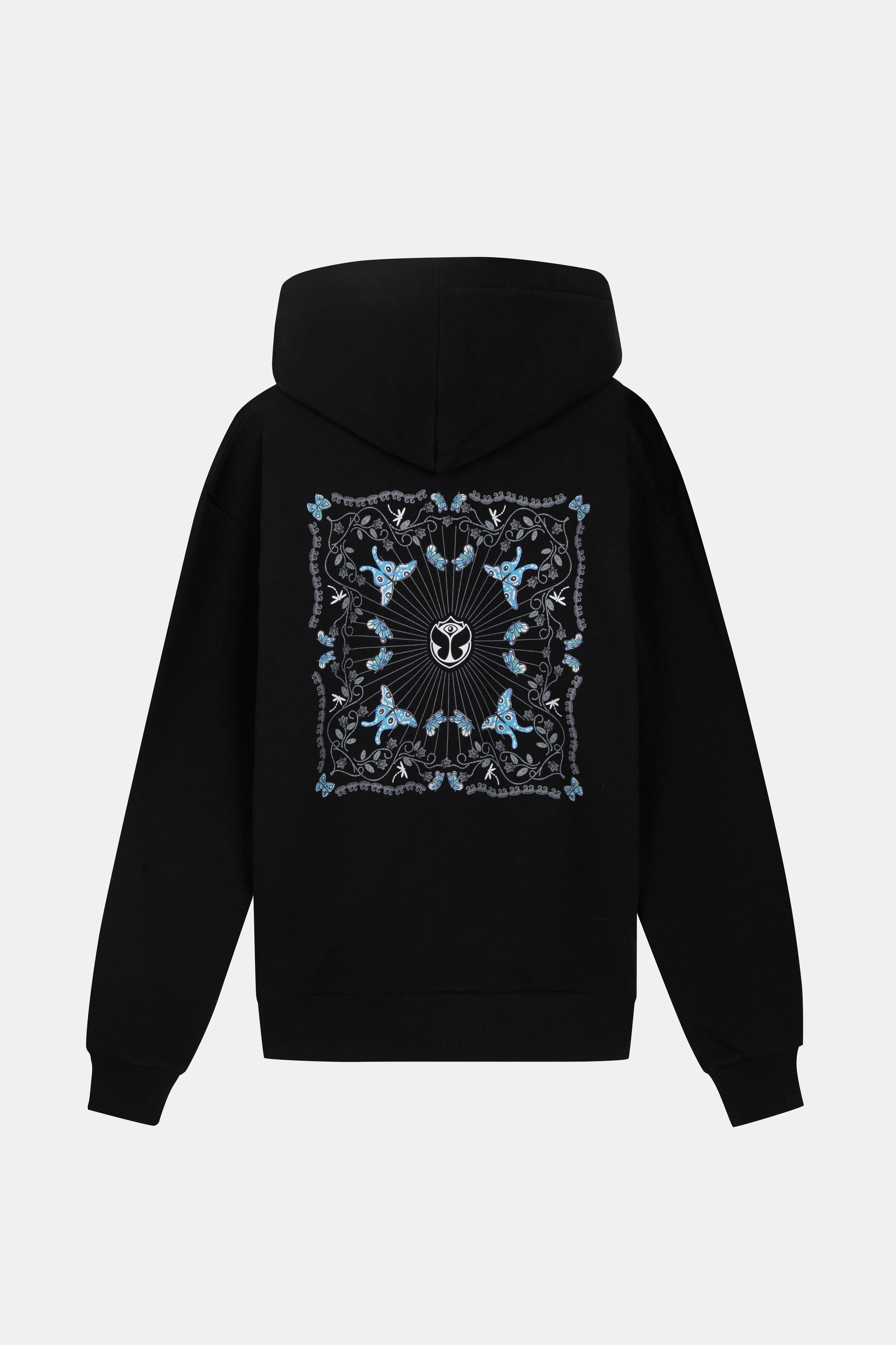 Light Layer MOSAIC BUTTERFLY HOODIE