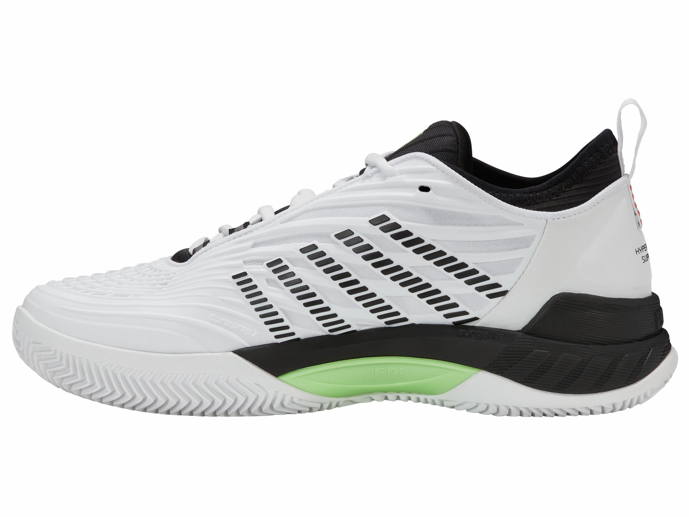 09072-184-M | HYPERCOURT SUPREME 2 CLAY | WHITE/BLACK/SOFT NEON GREEN Smart Performance