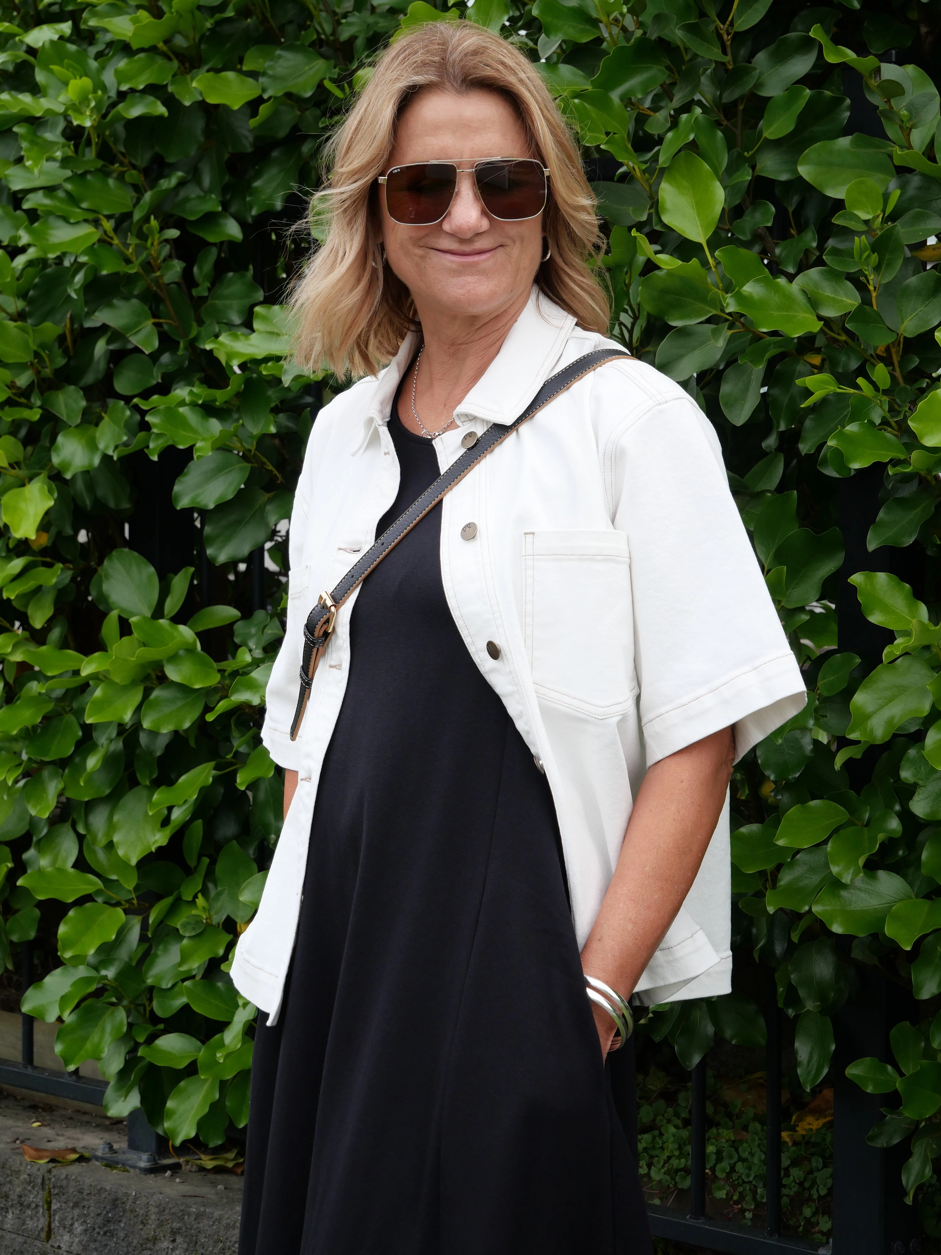 Lightweight Windbreaker Tech Four Way Stretch Shine On Label Nolan Short Sleeve Denim Shacket Natural