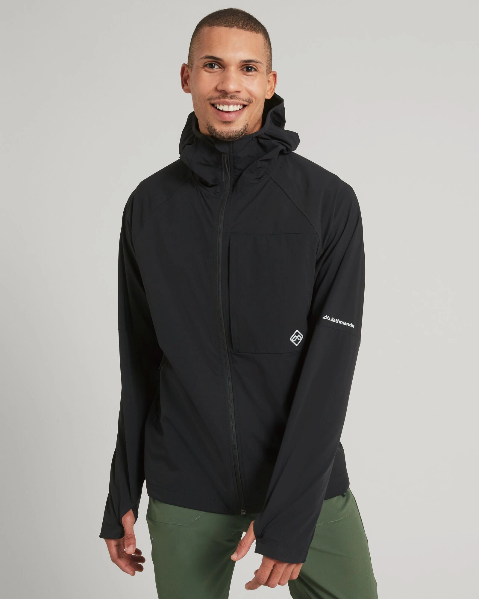 ULT-Hike Men's Hooded Jacket - Black City Ready