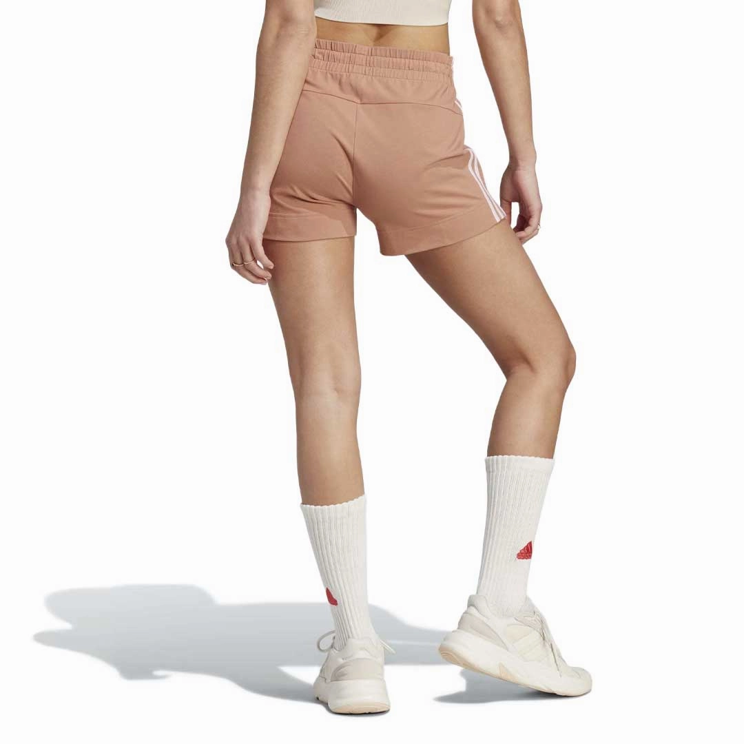adidas - Women's Essentials Slim 3-Stripes Shorts (IM2798) Perfect Layer Weekend Comfort