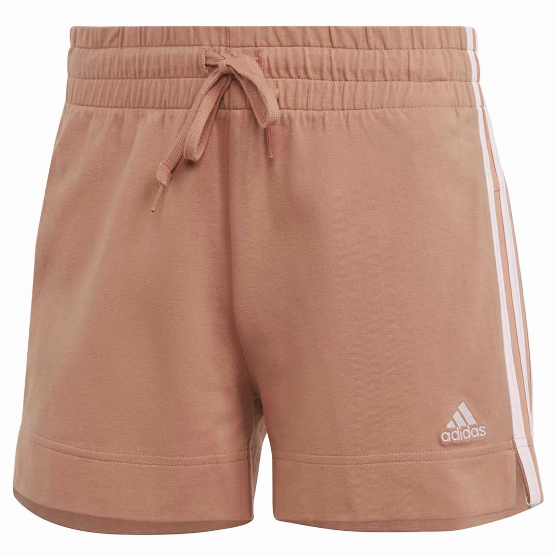 adidas - Women's Essentials Slim 3-Stripes Shorts (IM2798) Snug Waist