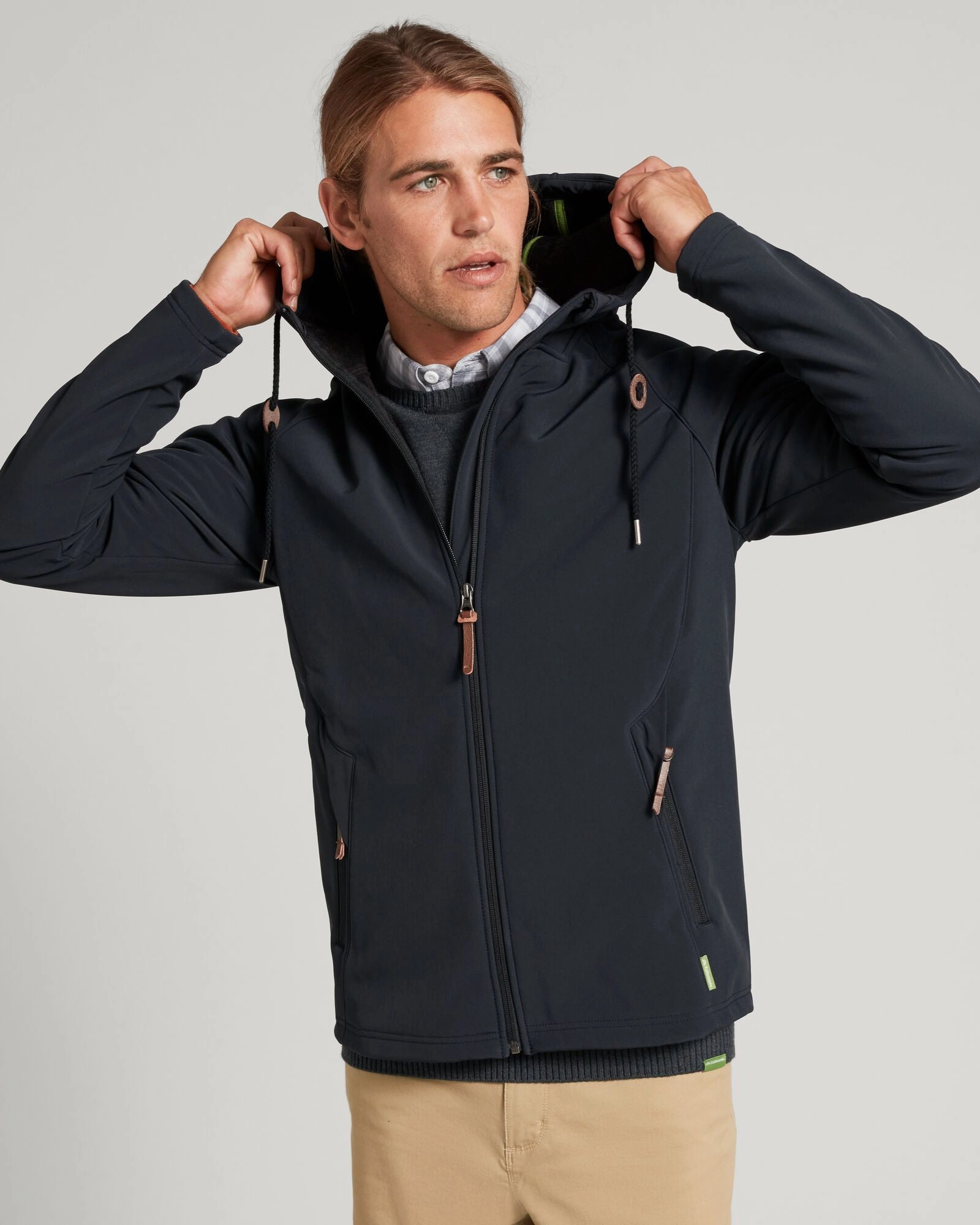 Malazan Men's Jacket v5 - Black Hypoallergenic Textile