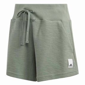 Versatile Waist Body Sculpting adidas - Women's Lounge Terry Loop Shorts (HZ1602)