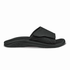 Enhanced Lateral Support Relaxed Summer Footwear Nalu Slide - Black