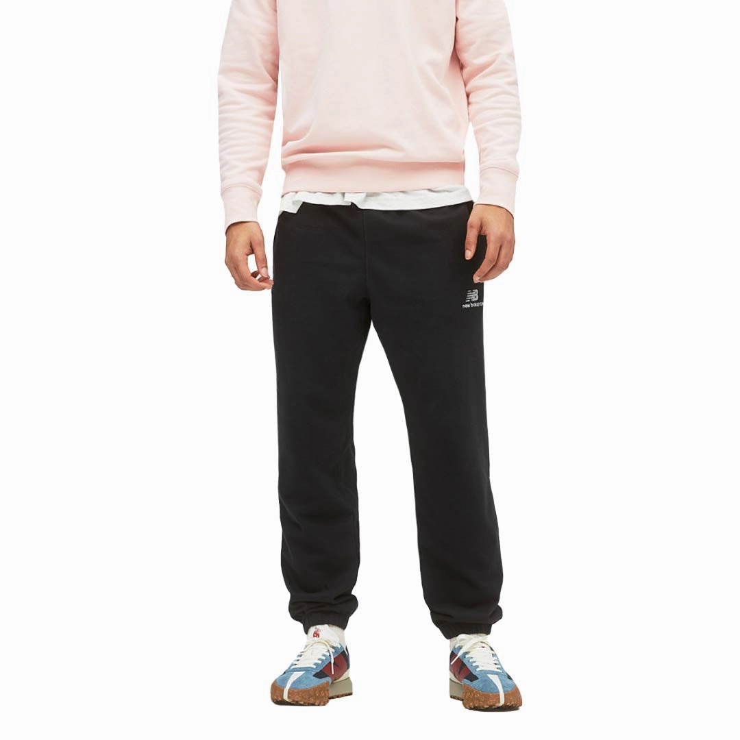 Easy Wear Comfortable Fit Look New Balance - Unisex Uni-ssentials French Terry Sweatpant (UP21500 BK)