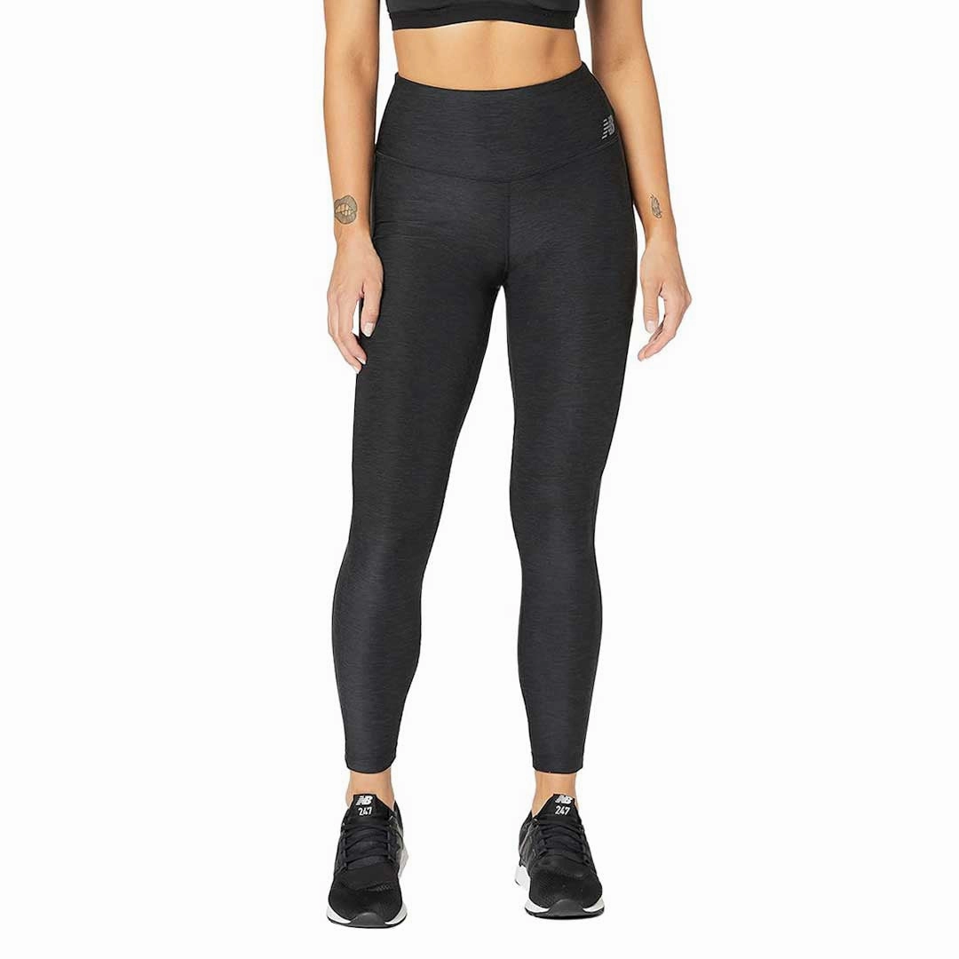 New Balance - Women's 7/8 Tights (WP11455 BK) Comfortable Waistband