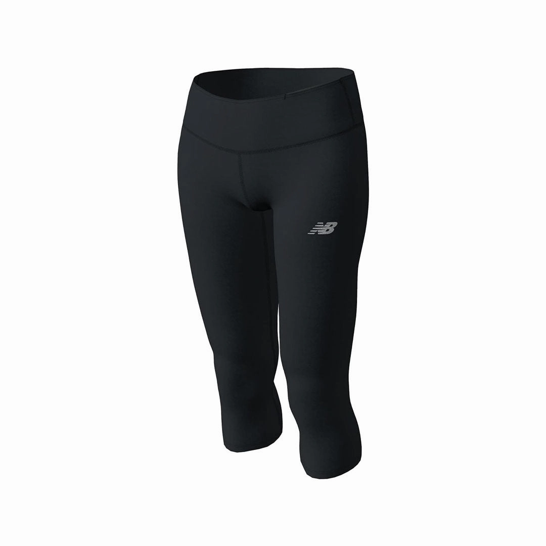 Casual Comfort Fit New Balance - Women's Capri Tights (WP11201 BK)
