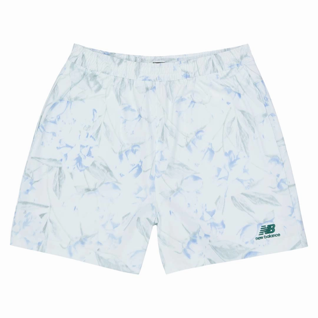 New Balance - Women's Essentials Bloomy Print Shorts (WS31552 WM) Compact Storage