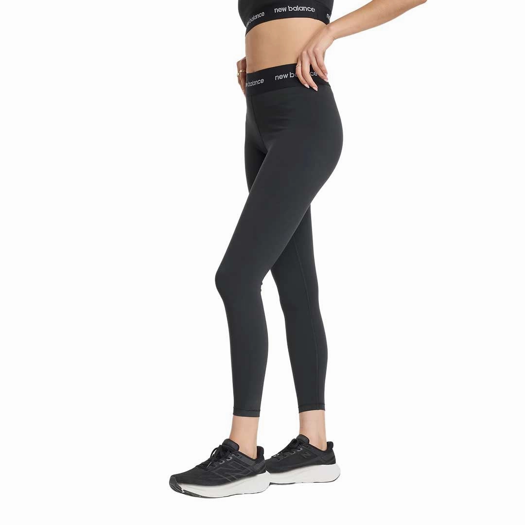 New Balance - Women's Sleek High Rise Sport Leggings (WP41177 BK) Outdoor Activity