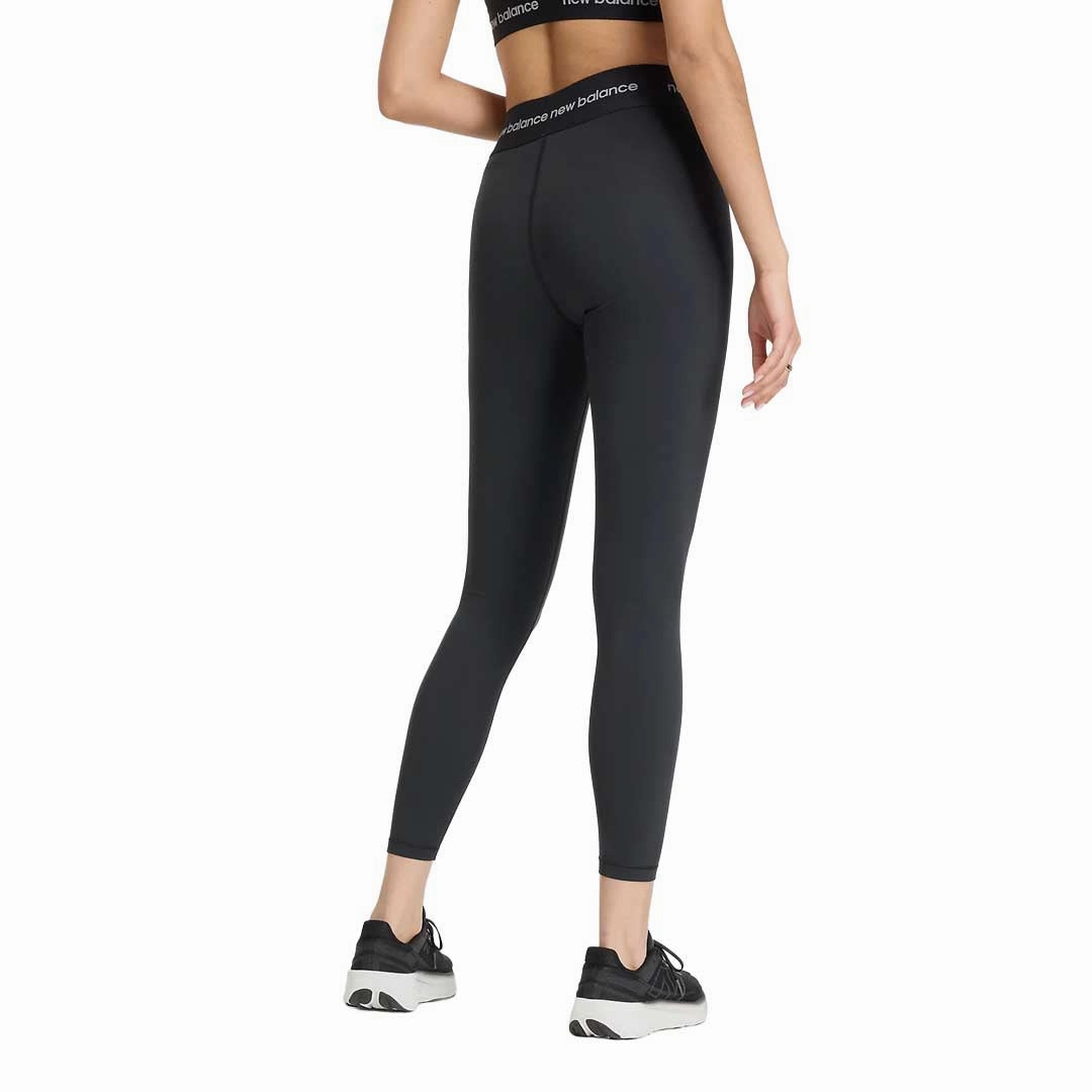 New Balance - Women's Sleek High Rise Sport Leggings (WP41177 BK) Durable Comfort