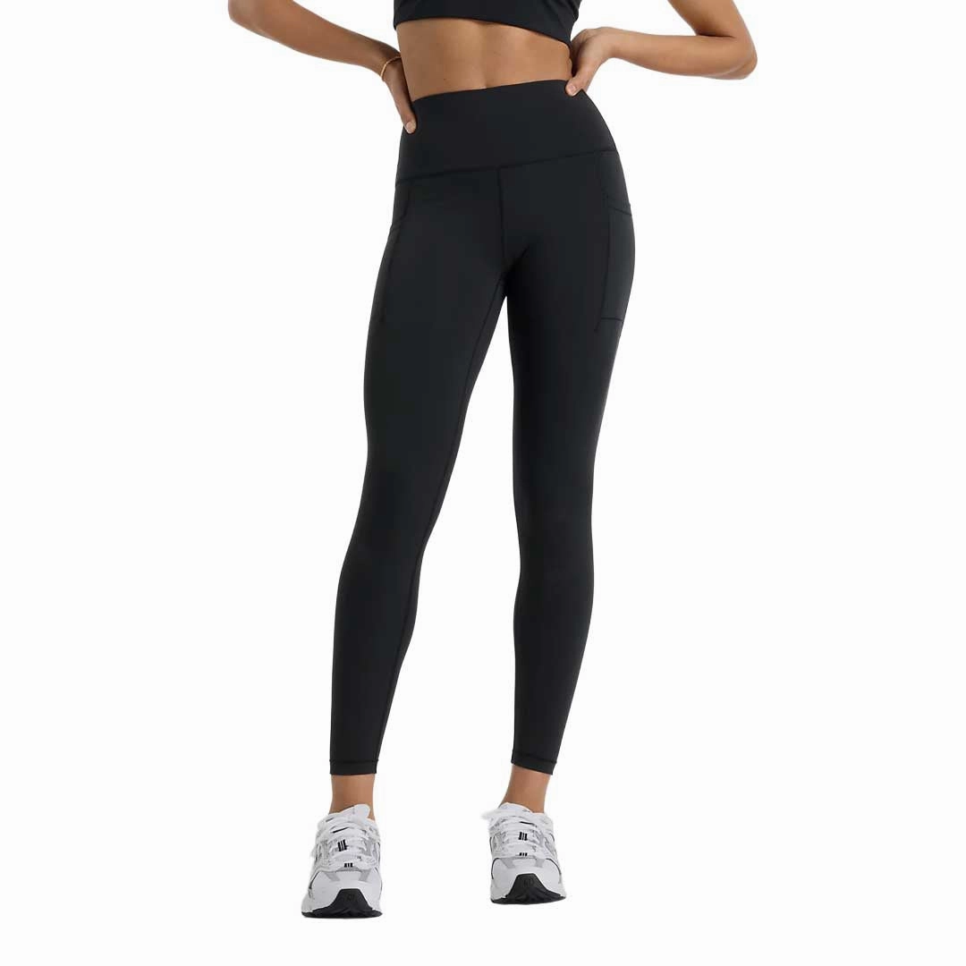 New Balance - Women's Sleek Pocket High Rise Leggings (WP41268 BK) Urban Ready