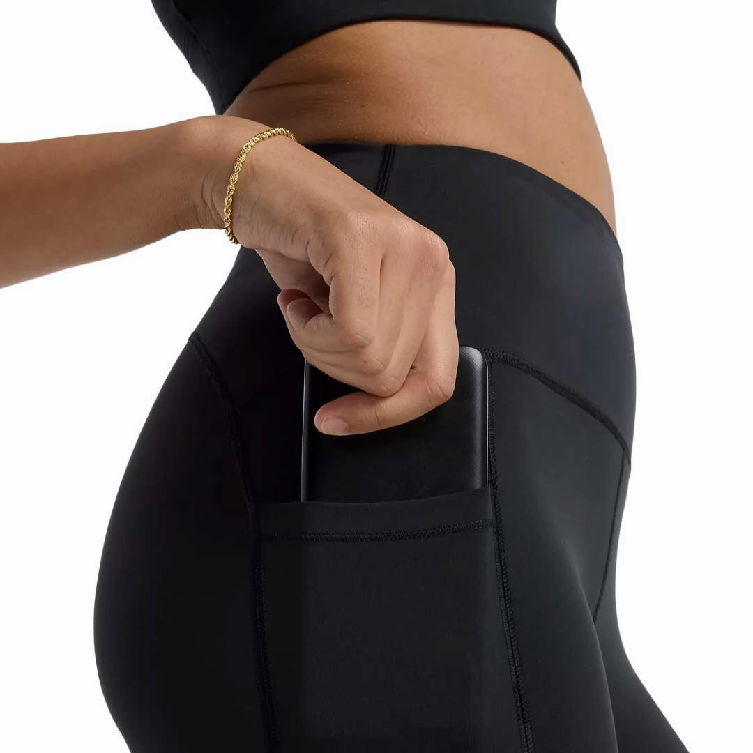 New Balance - Women's Sleek Pocket High Rise Leggings (WP41268 BK) Adaptive Fit