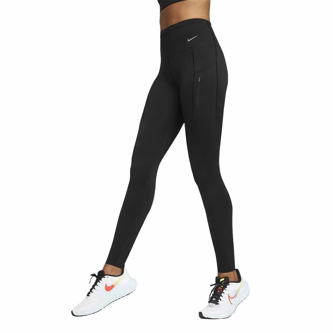 Nike - Women's Go High-Waisted Leggings (DQ5668 010) Smart Layering Mesh Panel