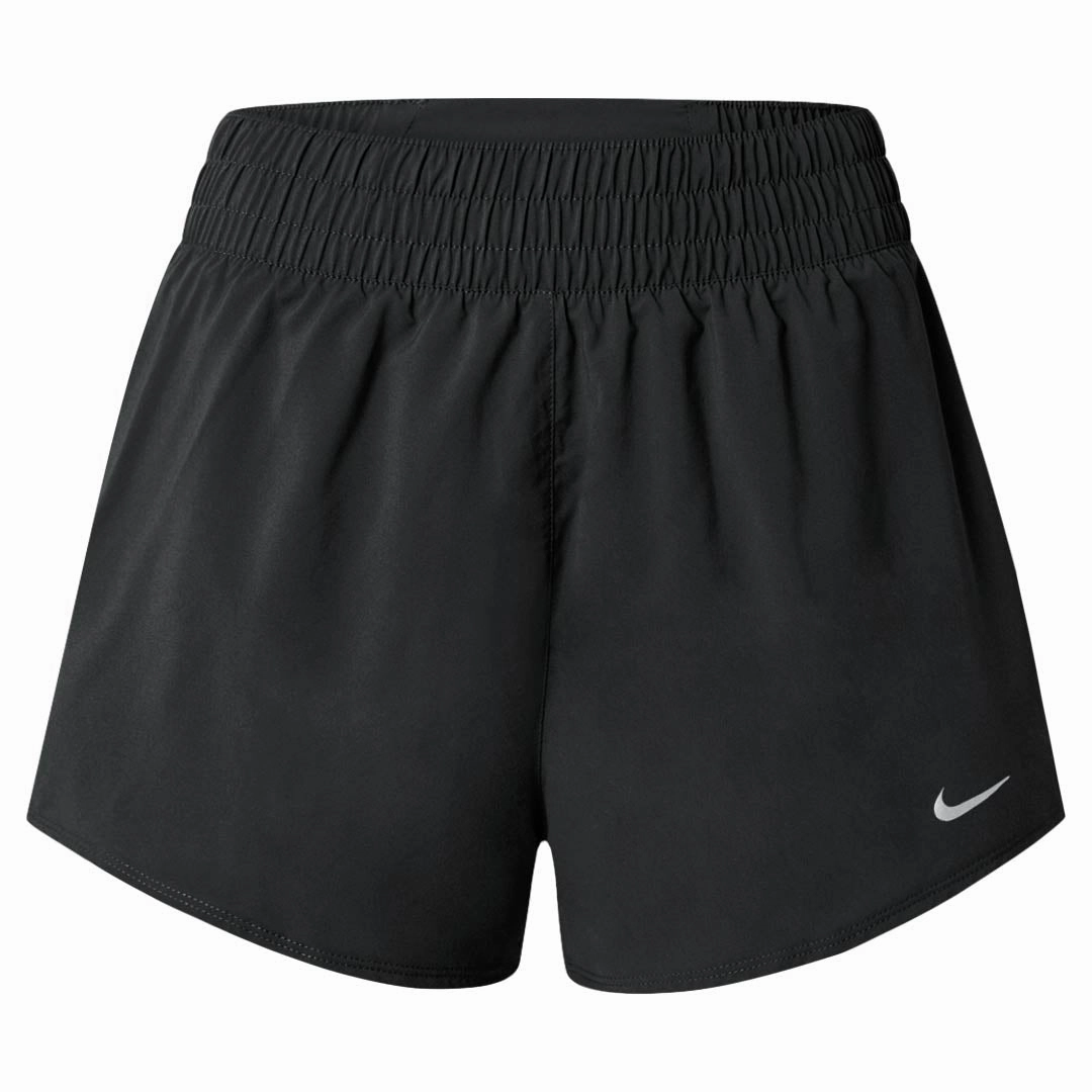 Nike - Women's One Dri-Fit High Waisted Brief-Lined 3 Inch Shorts (DX6014 010) Dark wash Cozy Movement