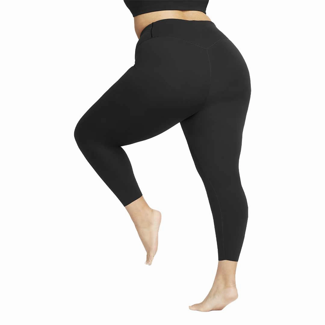 Nike - Women's Zenvy High Waisted 7/8 Leggings (Plus Size) (DV4911 010) Loose cut Smart Design