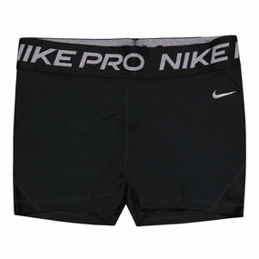 No Tag MoistureWickingLining Nike Pro - Women's Mid Rise 3 Inch Shorts (FB5586 010)
