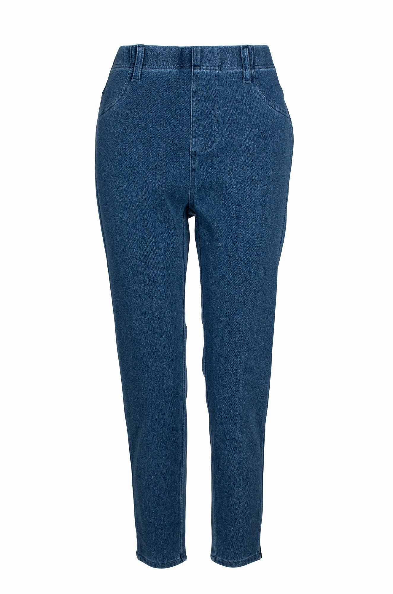 Capri Jeans | MID INDIGO | 6913C1 Comfort waistband Comfy Home Comfort Weekend Getaway