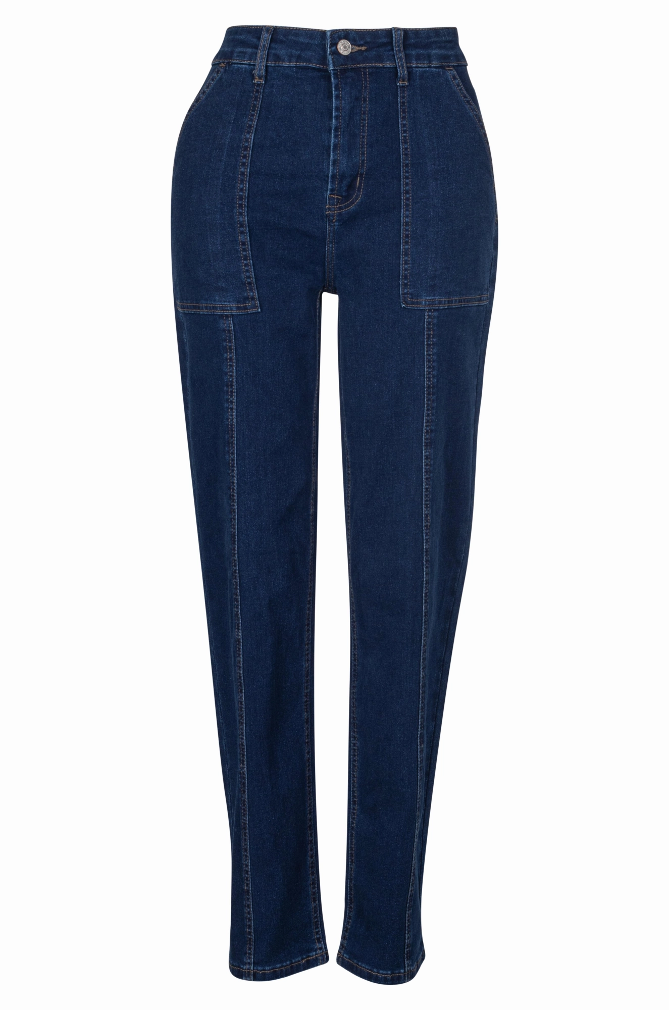 Straight leg Wonder Denim Jeans | DARK INDIGO | 6623A1 Resilient material Beach Day Winter Warmth Classic