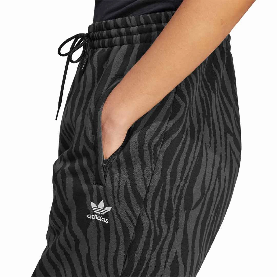 adidas - Women's Allover Zebra Animal Print Essentials Jogger (II0908) Simple Utility