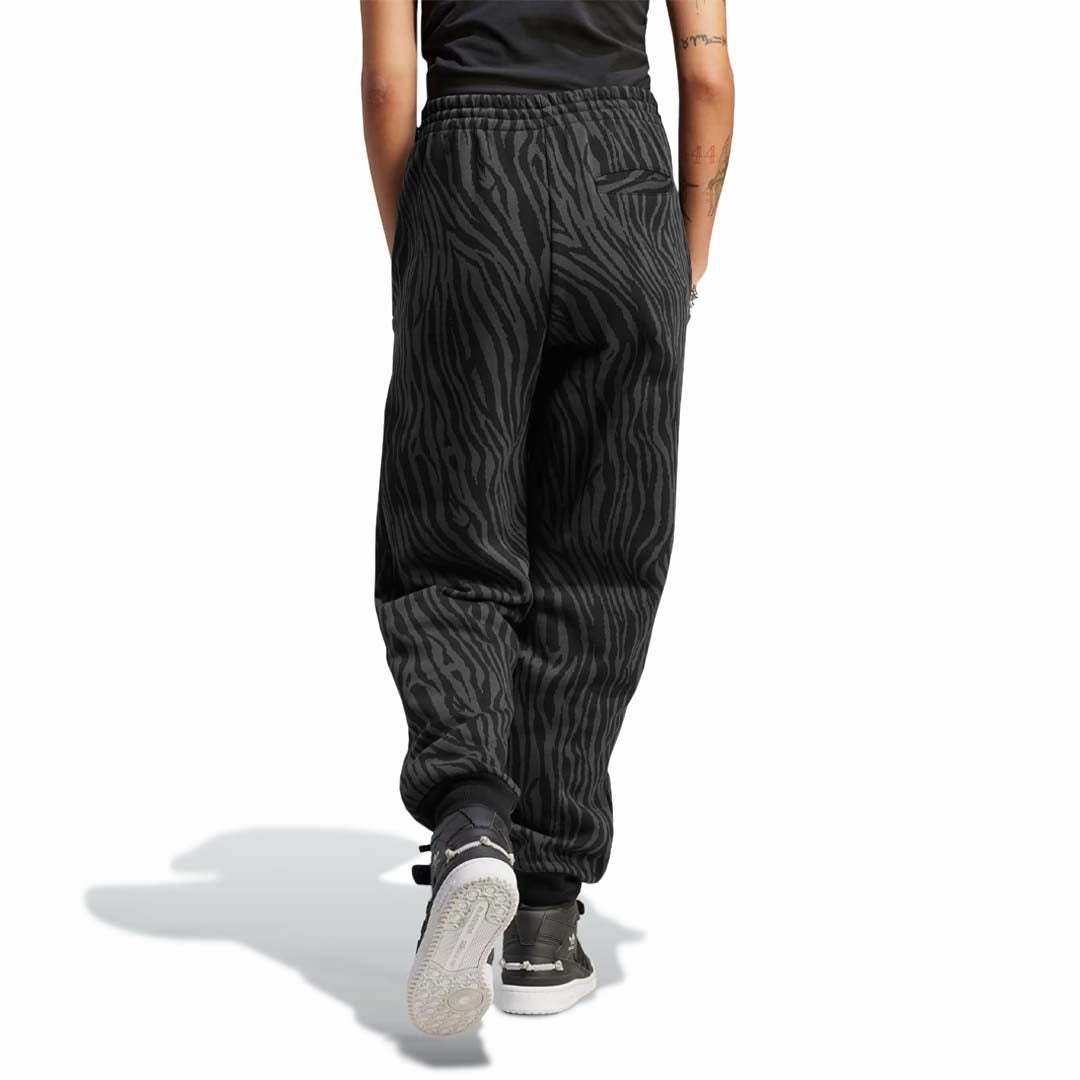 Durable Comfort Cooling Fabric adidas - Women's Allover Zebra Animal Print Essentials Jogger (II0908)