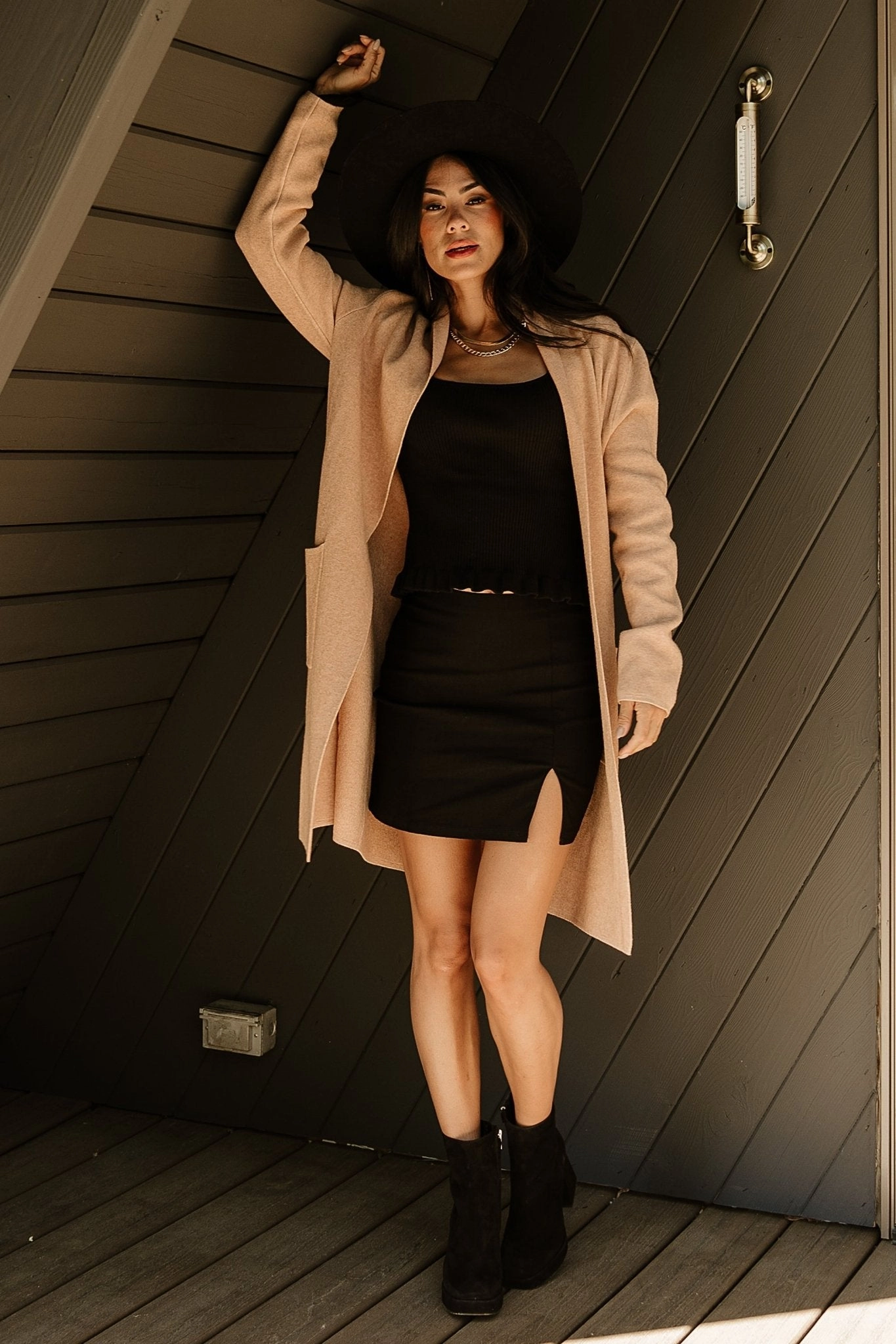 Nolan Cardigan | Camel Snuggly Pieces Essential Layering