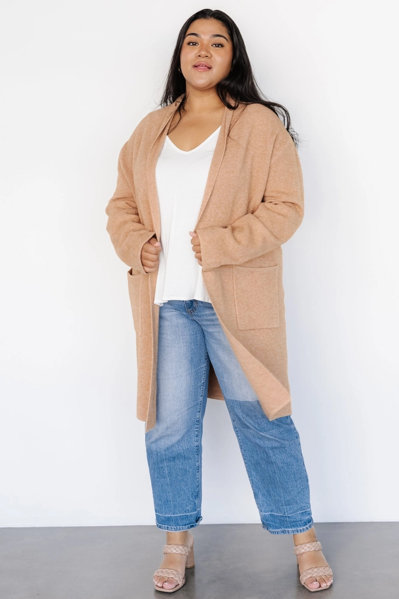 Comfy Fashion Nolan Cardigan | Camel