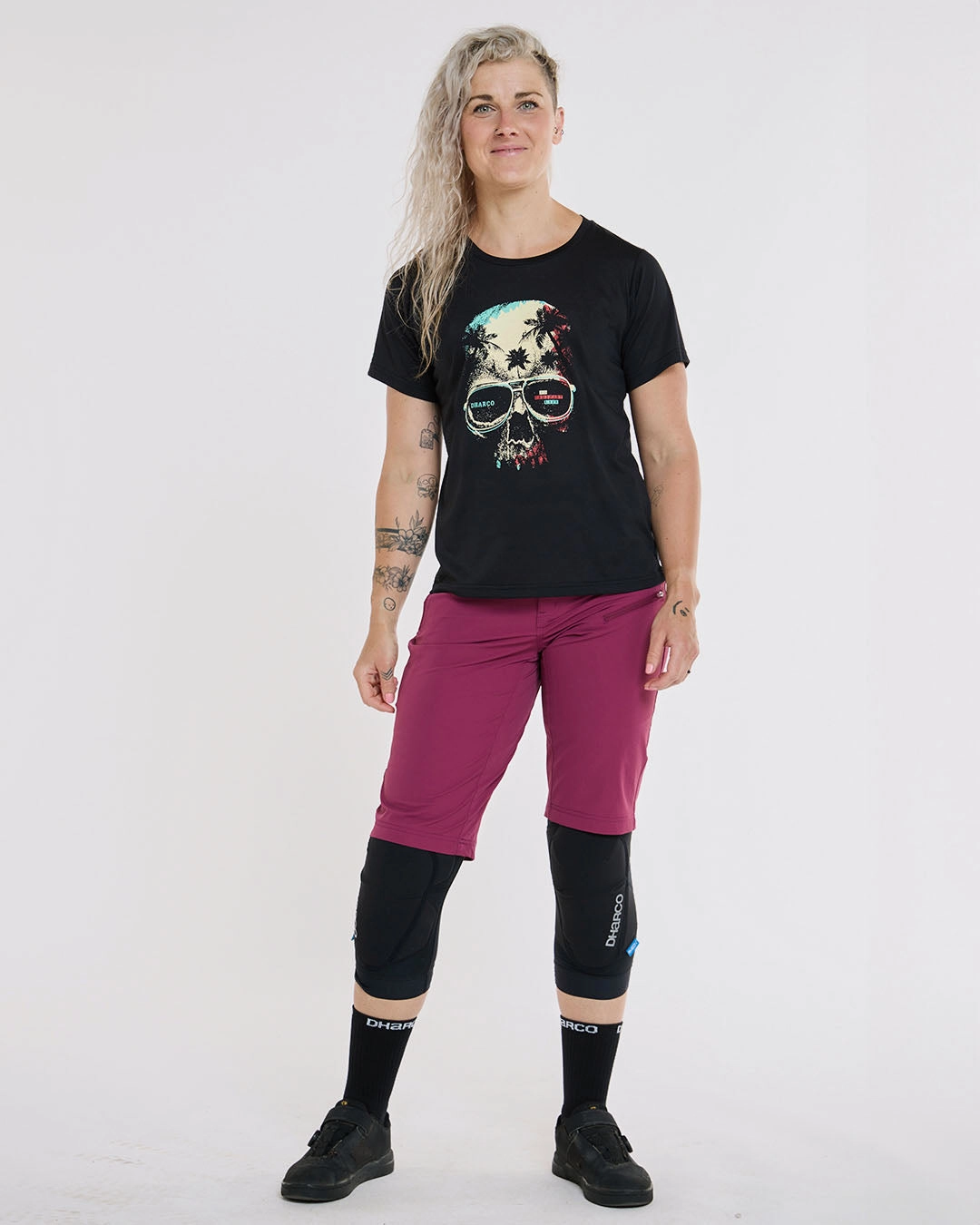 Womens Short Sleeve Tech Tee | Eddie Sport Performance Fit Ribbed collar