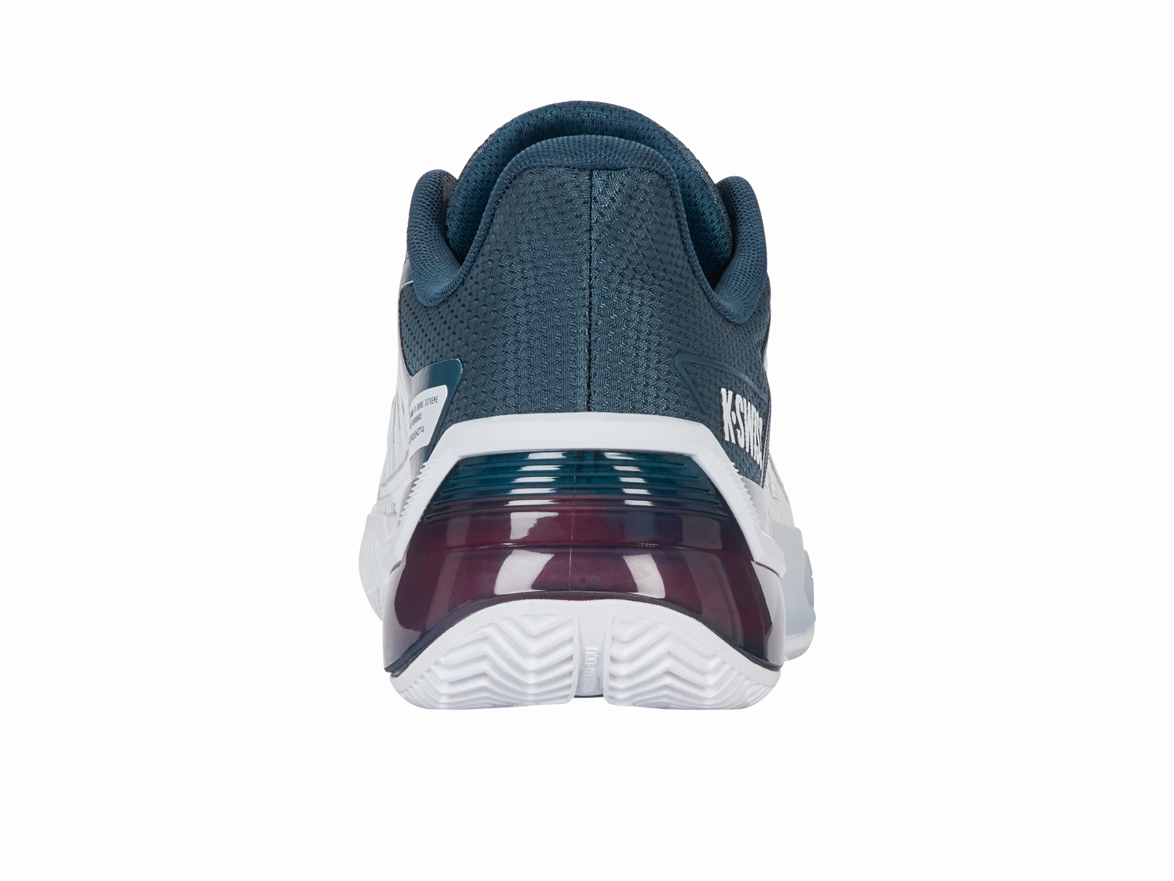 Sneaker Laces 04438-129-M | ULTRASHOT 4 CLAY | WHITE/STARGAZER/NEON BLAZE