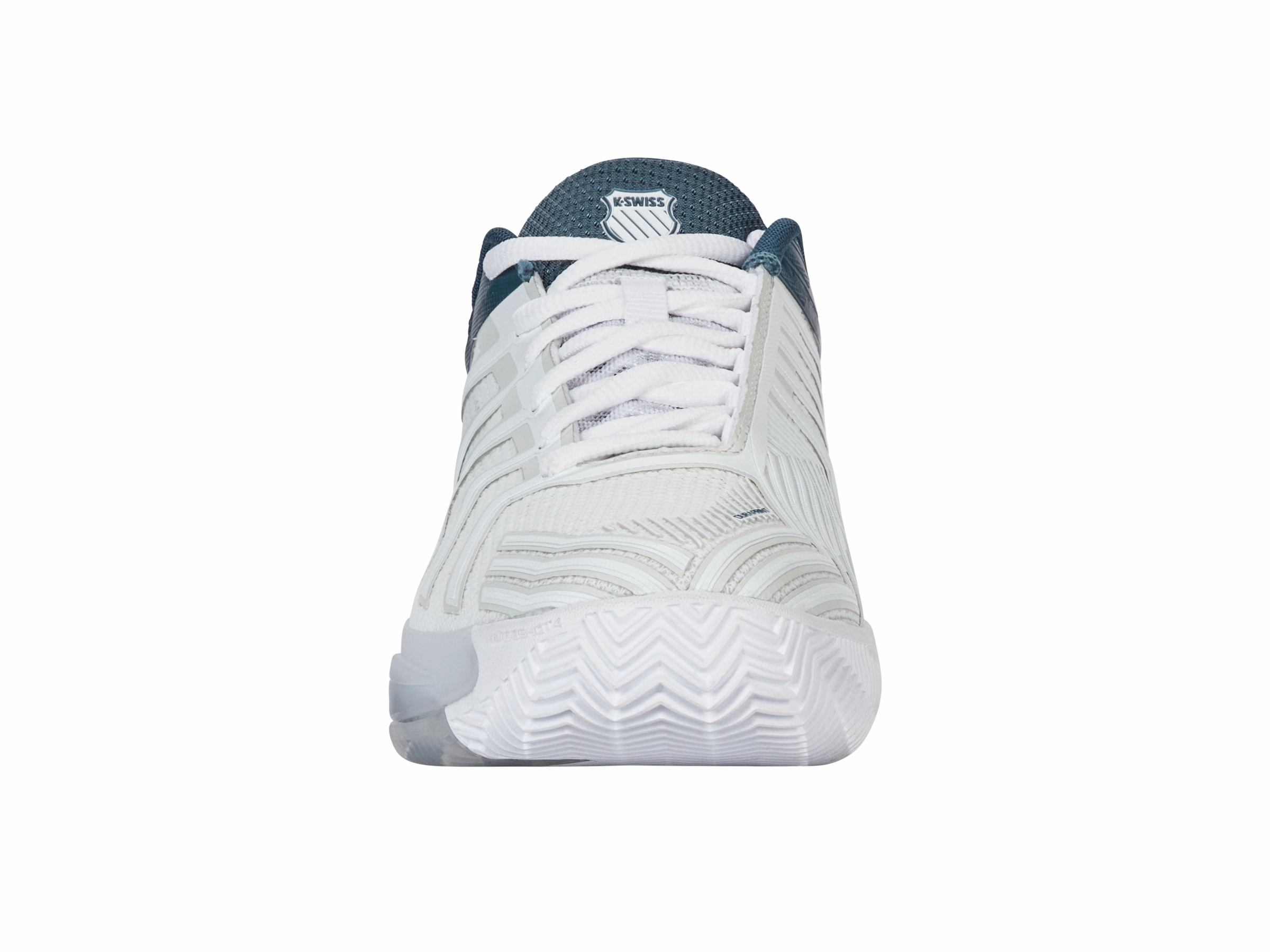 04438-129-M | ULTRASHOT 4 CLAY | WHITE/STARGAZER/NEON BLAZE Torsional Stability Feature Casual cushioning