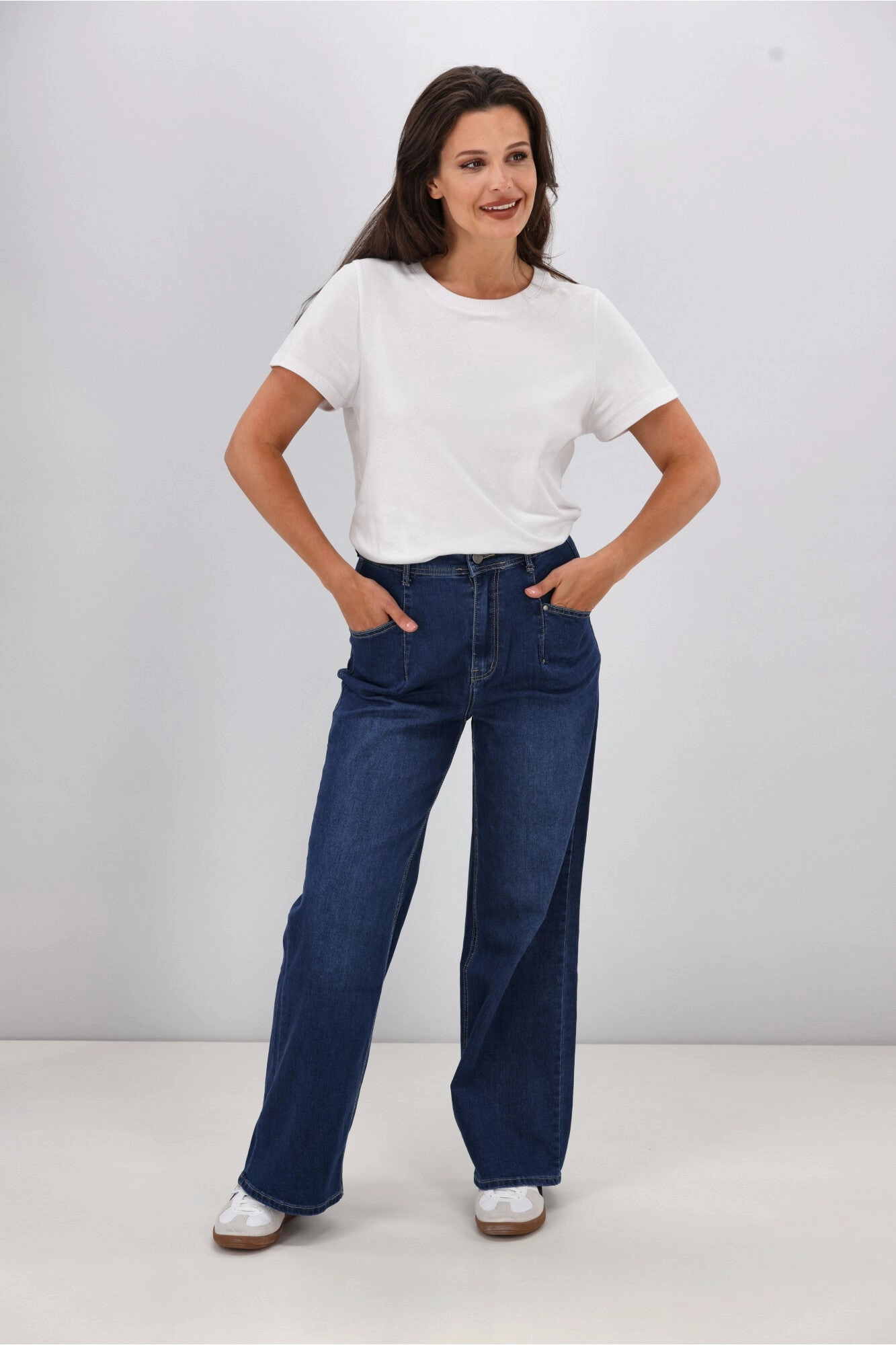 Wakee Natalia Wide Leg Jean Speed Ready Stretch Power