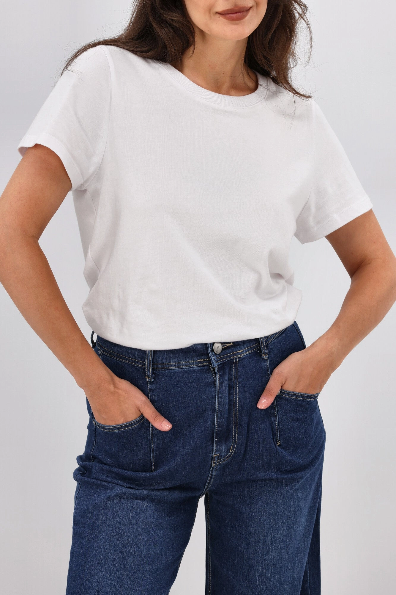 Soft Stretch Design Body Shaping Morning Stretch Wakee Natalia Wide Leg Jean