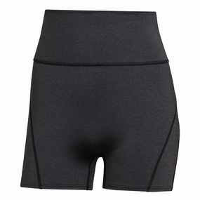 adidas - Women's Yoga Studio Luxe Fire Super-High-Waisted Shorts (HS8810) Ripstop Reinforcement Secure fit